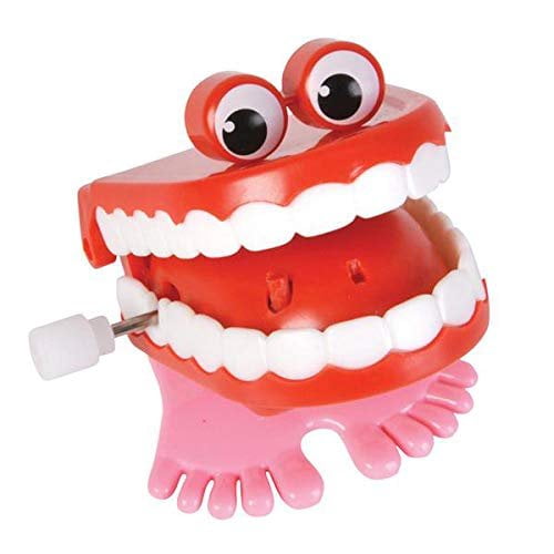 Details about / CHATTERING TEETH wind up Blinking Eyes party office Gag Gift toy kids adults